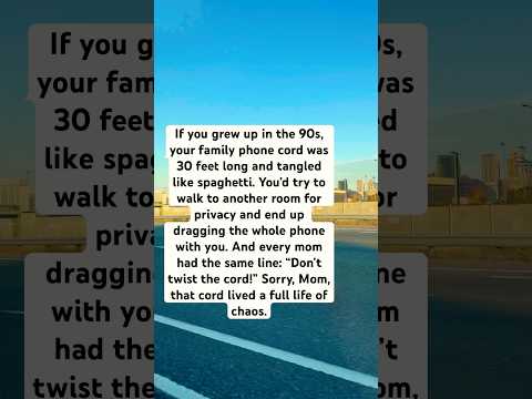 90s Life – The Phone Cord Stretch