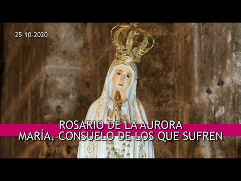 María consuelo de los que sufren: Rosario de la Aurora 2020