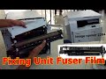 How to repair Fixing Unit, fuser unit Replace Fuser Film canon IR 2202 2204 Multi function Printer