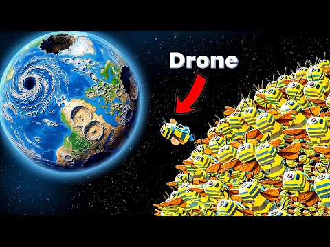 I used a drone swarm to mine every ore on earth