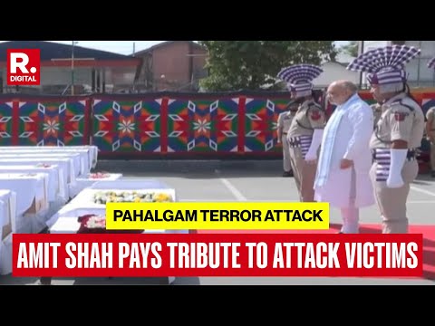 J&K Terror Attack LIVE: HM Amit Shah Lays Wreath To Victims Of Pahalgam Terror Attack