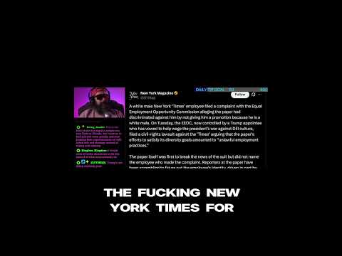 NYT Sued Over 'White Male' Claim #substack #shorts