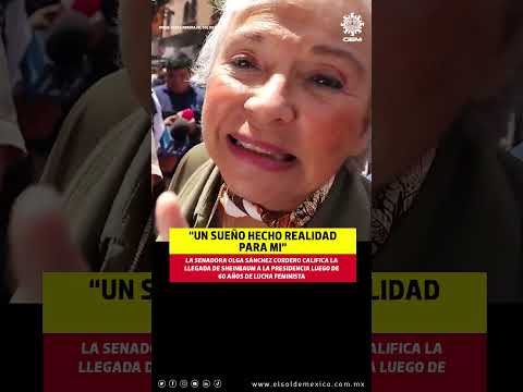 Califica la llegada de #sheinbaum importante después de 60 años de lucha