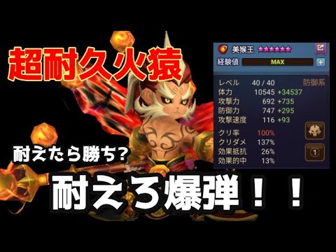 ドМ超耐久火猿で赤２行く男(まもなく)【Summoners War】