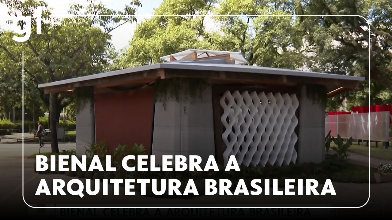 Jornal Hoje Bienal de Arquitetura faz experiência imersiva sobre as diferentes formas de morar