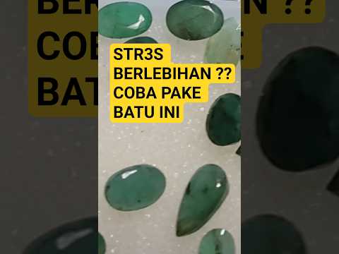 Mengurangi stres berlebihan zamrud menurut tradisi lama #emerald #manfaat #shorts