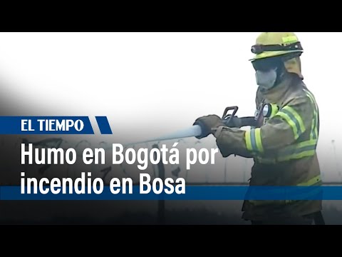 Emergencia por incendios en los predios de la empresa de Acueducto en Bosa y Gibraltar