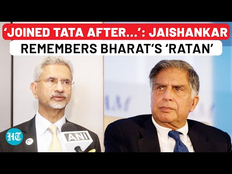 Jaishankar Mourns National Loss, Remembers Meeting Ratan Tata: ‘First Indian To…’ | Ratan Tata Death