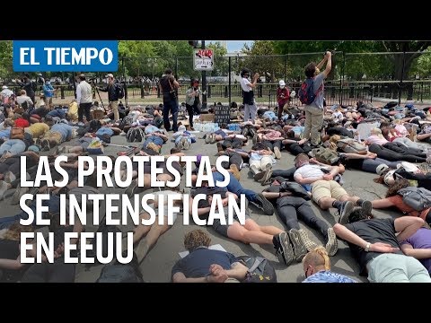 Las protestas se intensifican en EEUU en respuesta al tono marcial de Trump