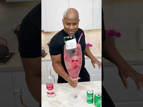 Champagne Pink Lemonade #cocktail