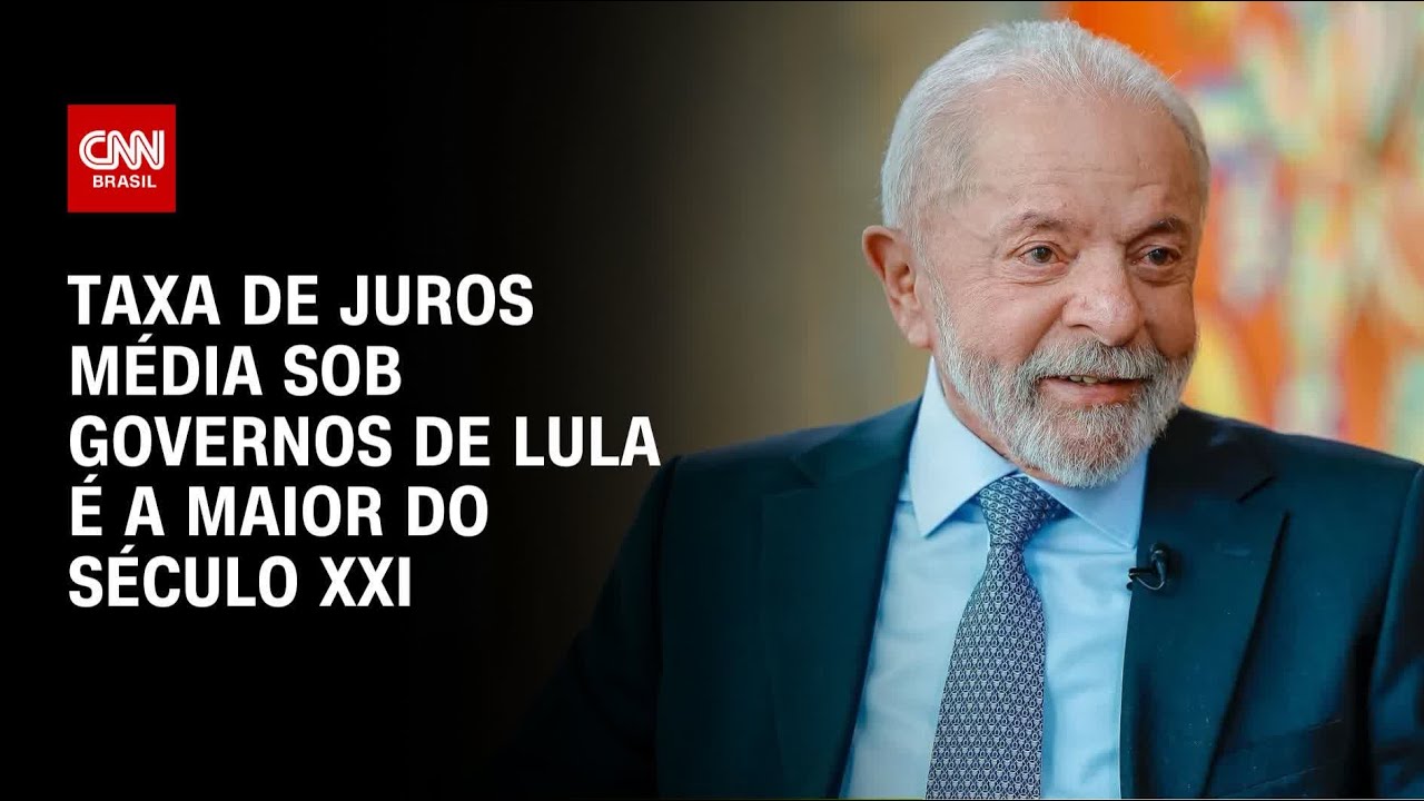 Taxa de juros média sob governos do presidente Lula é a maior do século XXI | CNN NOVO DIA