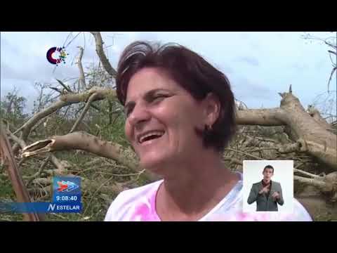 Impacto del Huracán Ian en Cuba visto desde el aire