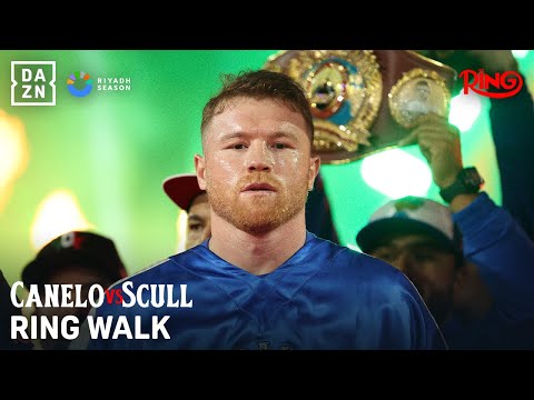 Canelo makes an EPIC ring walk! 🤩
