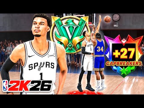 LEGEND 7'4 VICTOR WEMBANYAMA is a NIGHTMARE in the RANDOM REC on NBA 2K26