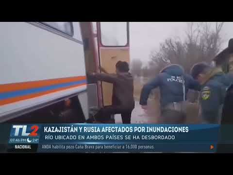 100 mil evacuados en Rusia y Kazajistan por lluvias