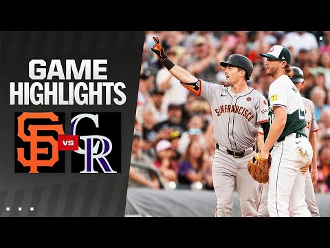 Giants vs. Rockies Game Highlights (7/20/24) | MLB Highlights