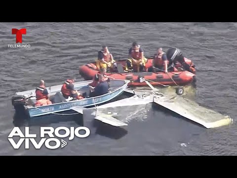 EN VIVO: Bomberos responden a una avioneta que cayó en un río de Massachusetts | Al Rojo Vivo