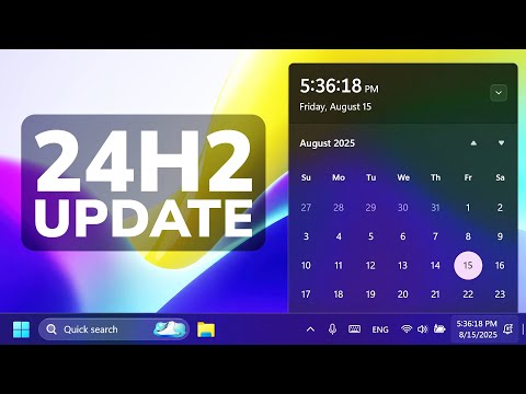 New Big Windows 11 24H2 August Update – New Taskbar, New File Explorer in Build 26100.5061 (RP)