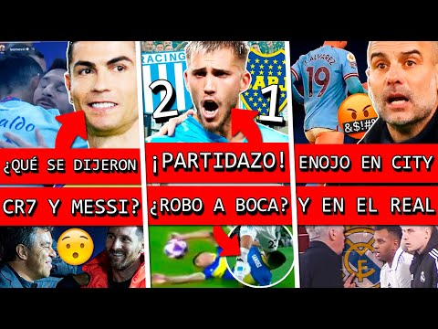 MESSI y CRISTIANO se MANDARON estos MENSAJES+ RACING campeón vs BOCA con POLÉMICA+ Enojo REAL y CITY