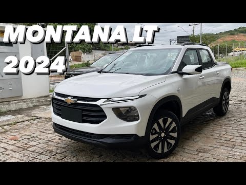 Chevrolet Montana LT Manual 2024 - Motor 1.2 Turbo com Câmbio Manual + Novidades da linha 2024! (4K)