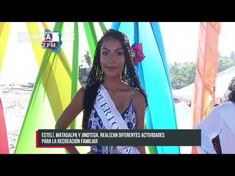 Realizan festival Miss Verano 2021 en Bilwi, Bluefields, Matagalpa y Madriz - Nicaragua