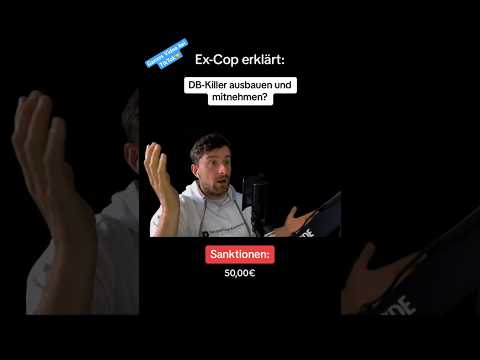 Ex-Cop erklärt: Ohne DB-Killer fahren und den mitnehmen? #blaulicht #polizei #motorrad