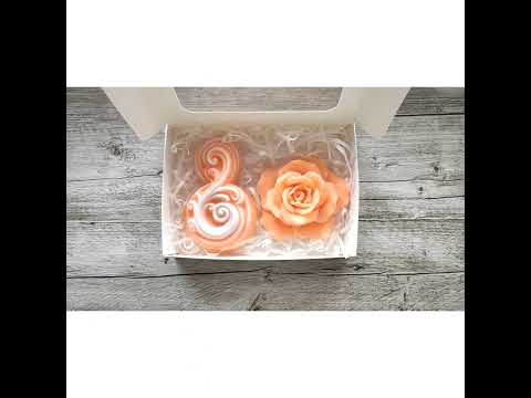 мыло ручной работы восьмое марта восьмерка роза