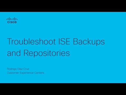 Troubleshoot ISE Backups and Repositories.