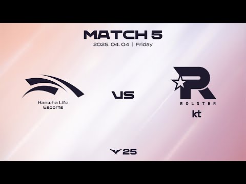 HLE vs KT | 매치5 하이라이트 | 04.04 | 2025 LCK