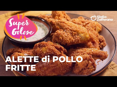 ALETTE di POLLO FRITTE con SALSA allo YOGURT😍😋🍗