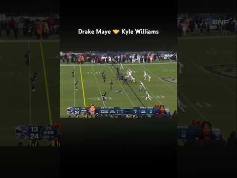 Drake Maye to Kyle Williams. Perfect. video thumbnail