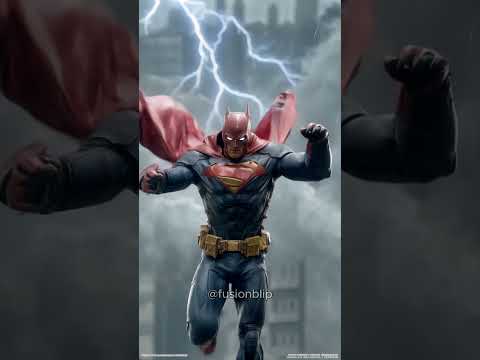 Batman + Superman Fusion 👀🌪 #fyp #viral #superman #batman