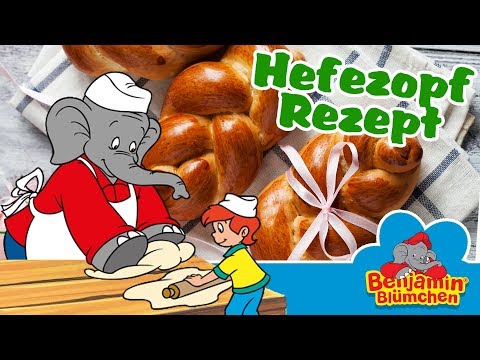 Benjamin Blümchen  und Otto backen den leckersten Hefezopf - REZEPT