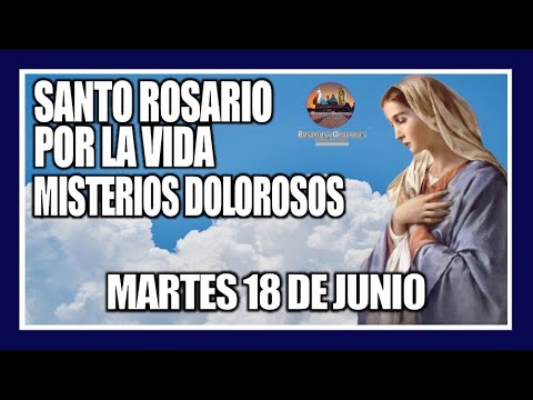 SANTO ROSARIO DE HOY POR LA VIDA: MISTERIOS DOLOROSOS - PROVIDA - MARTES 18 DE JUNIO DE 2024.