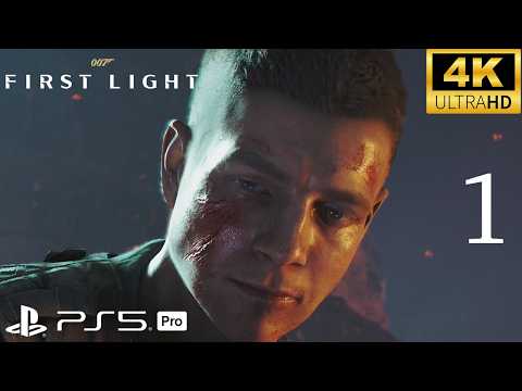 007 First Light - The Beginning - PS5 Pro 4K Walkthrough Gameplay Part 1