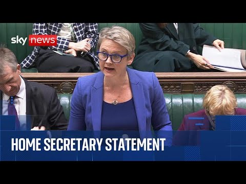 Home Secretary Yvette Cooper announces plans to 'overhaul broken asylum system'