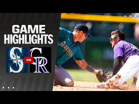 Mariners vs. Rockies Game 1 Highlights (4/21/24) | MLB Highlights