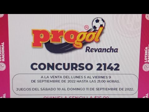 Progol 2142 Si Juegas Gana Mexico Vamos Por 80 Pesotes