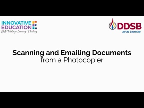 Scanning and Emailing from Photocopiers