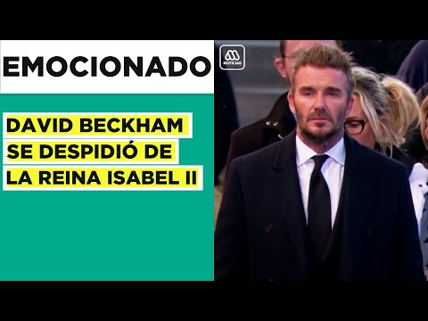 David Beckham estuvo 12 horas en la fila para despedirse de la Reina Isabel II