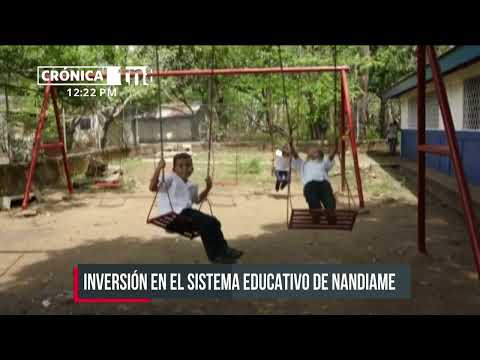 MINED inaugura mejoramiento de ambiente escolar en Nandaime - Nicaragua