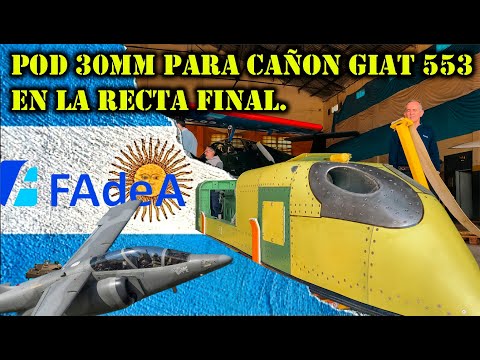 IA63 PAMPA: AVANZA LA FINALIZACION DEL POD DE 30MM.