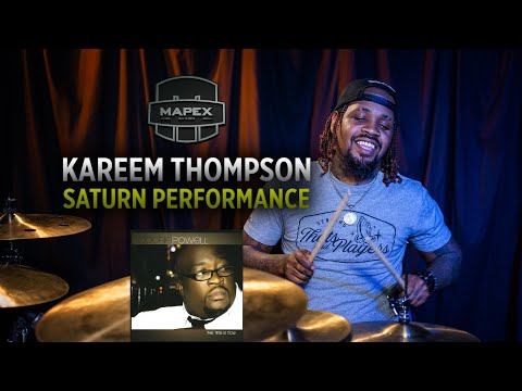 Kareem Thompson Plays Mapex Saturn Aqua Fade