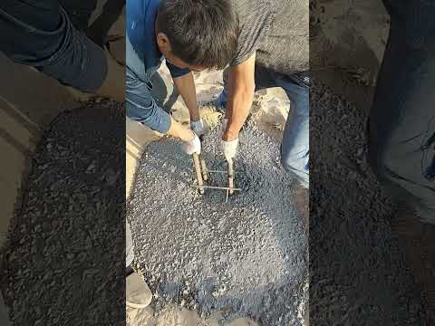 <strong>Insert</strong> Rebar Anchor Cage <strong>Into</strong> Wet Concrete | How Foundation Anchor Bolts Get Embedded