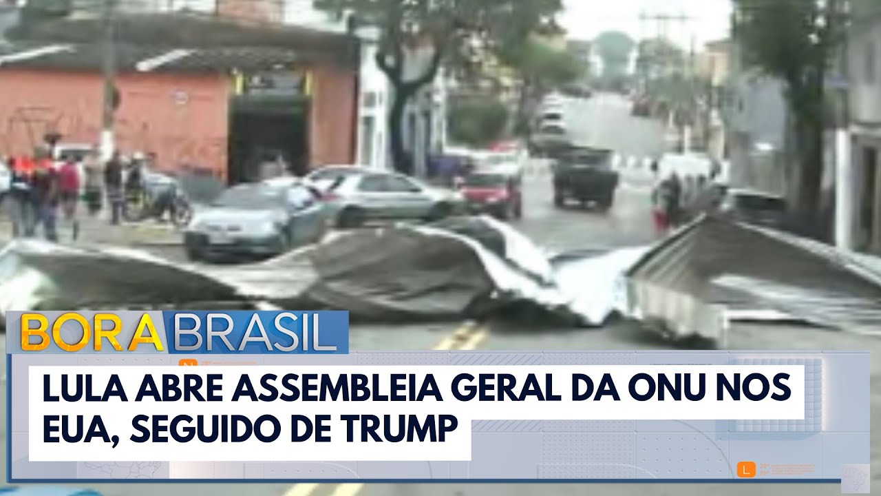Chuva e vendaval deixam oito feridos e destruição no interior e litoral de SP