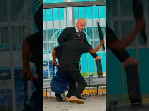 Stranger vs $1,000,000 Suitcase! #shorts