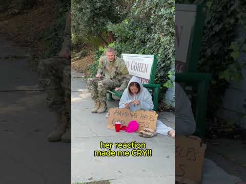 Surprising my homeless sister ❤️