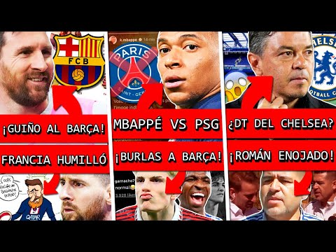 GUIÑO de MESSI a BARÇA y FRANCIA se RIE+ MBAPPÉ vs PSG+ Burla MADRID y GARNACHO+ GALLARDO a CHELSEA?