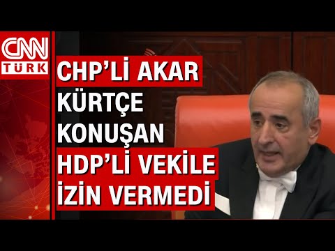 CHP'li Başkanvekili ile HDP arasında Meclis'te 