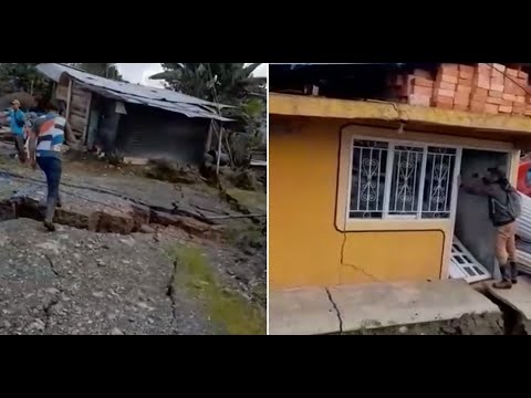 Panorama desolador tras derrumbe en Rosas: casas aplastadas y carreteras levantadas